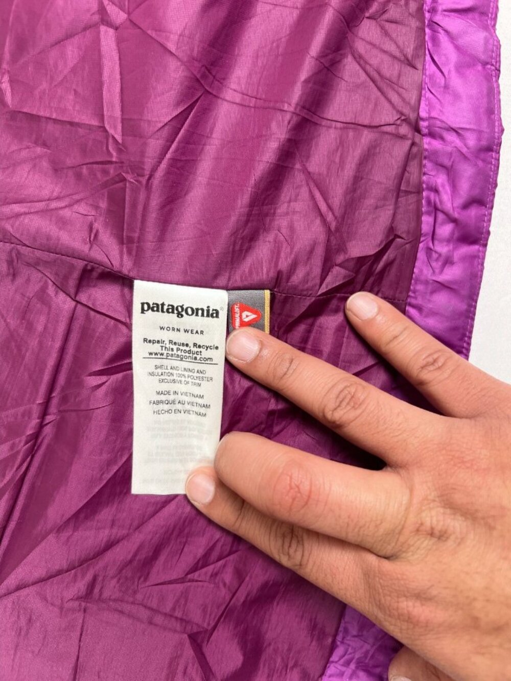 Patagonia Women S Nano Puff Vest Magenta Purple PrimaLoft Insulated 84247 SP16 - Picture 4 of 7